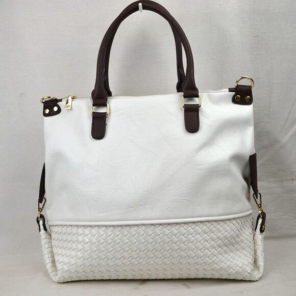 LeMiel Chic Oversized Wooven Tote - Picture 1 of 7
